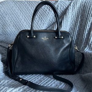 Kate Spade Black Satchel Bag! Like New!